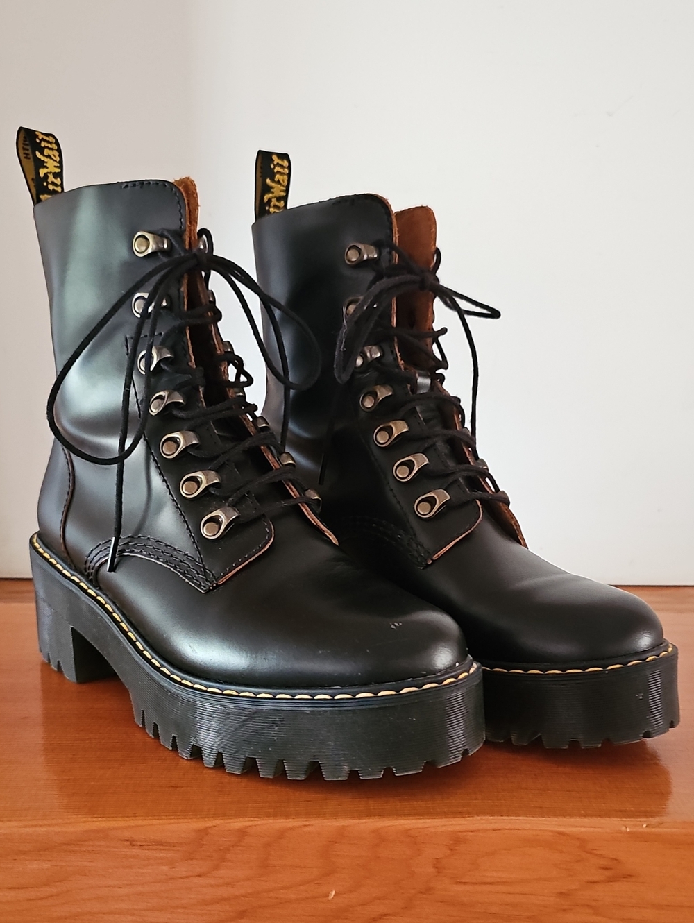 Dr. Marten's Platform Lace-Up Combat Boots